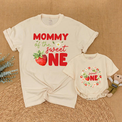 Berry Sweet First Birthday Family Matching Outfits Strawberry 1st Birthday Girl Party Theme