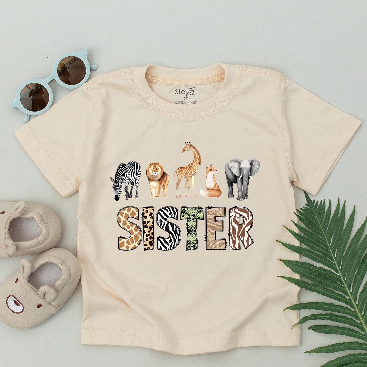 Personalized Safari Wild One Birthday Family T-Shirts Romper Matching Mom Dad Celebration Outfit Zoo Vacation Fun