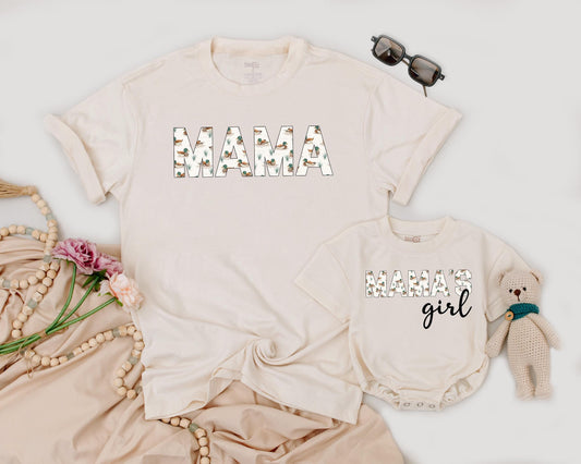 Mama & Mama's Girl Matching Mallard Duck Outfit Nature Inspired Mother Daughter Gift Set Cozy Comfort