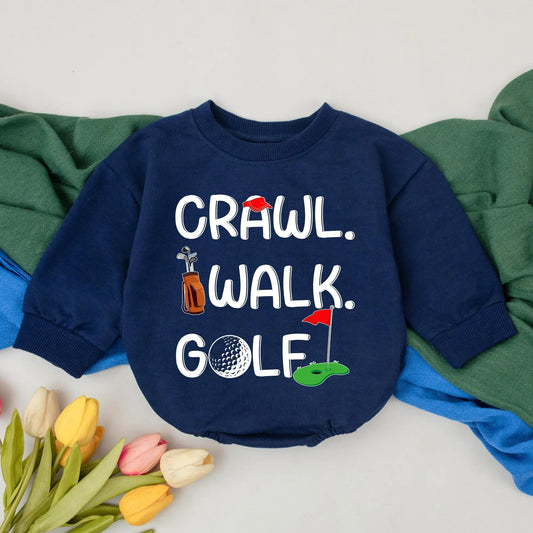 Future Golfer Baby Romper Retro Golf Buddy Bodysuit Adorable Father's Day Gift for Baby Boys