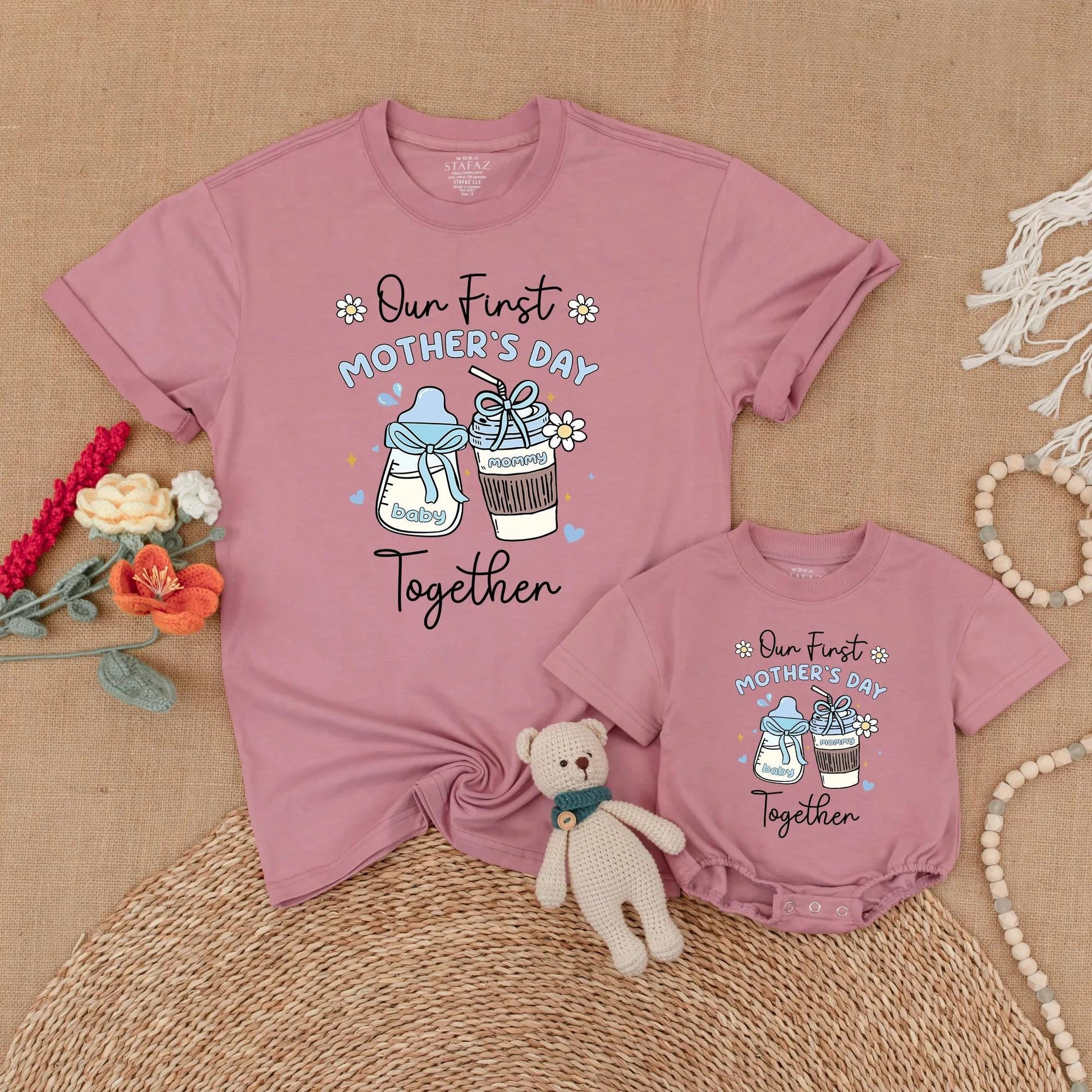 Our First Mother's Day Matching Shirt Mama & Me Outfit First Mothers Day Gift For Mom
