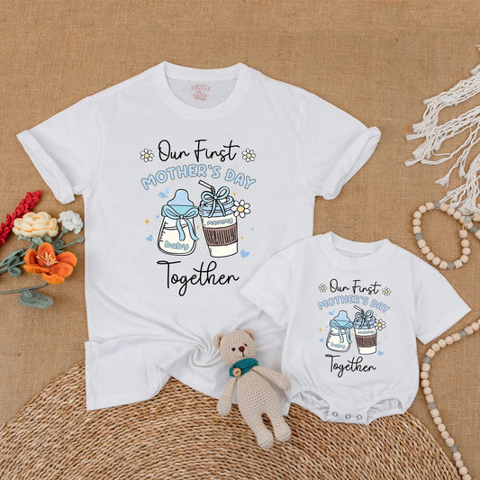 Our First Mother's Day Matching Shirt Mama & Me Outfit First Mothers Day Gift For Mom