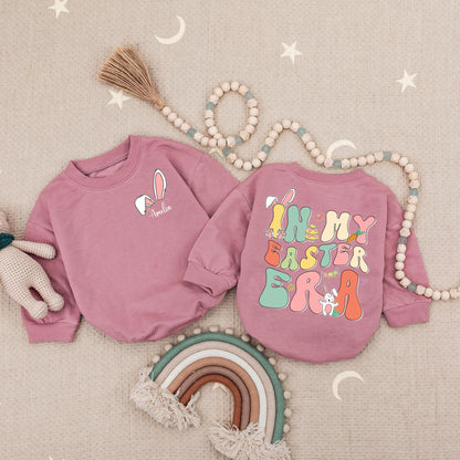 Personalized In My Easter Day Era Romper, Custom Name First Easter Outfit, Cute Bunny Baby Bodysuit, Happy Easter Day Gift for Newborn, Baby Shower (136 chars)