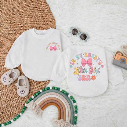In My Daddy's Little Girl Era Romper, Daddy and Me Bodysuit for Baby Girl, Newborn Coming Home Outfit, First Father's Day Gift