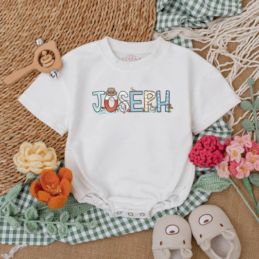 Fishing Baby Romper - Personalized Father's Day Baby Bodysuit - Fishing Baby Shower Gift Outfit for Boy or Girl