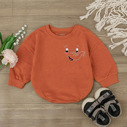 Cute Elephant Baby Romper Funny Bodysuit Adorable Infant Outfit Retro Gender Neutral Baby Shower Gift Newborn Clothes Little Peanut Design Cotton Soft Comfort