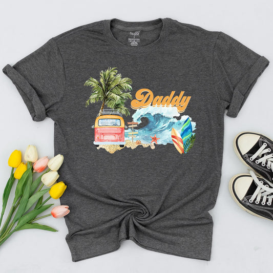 Surfing 1st Birthday Shirt for the Birthday Boy, Family Matching Surf Outfits, Personalized Toddler Tee, The Big One