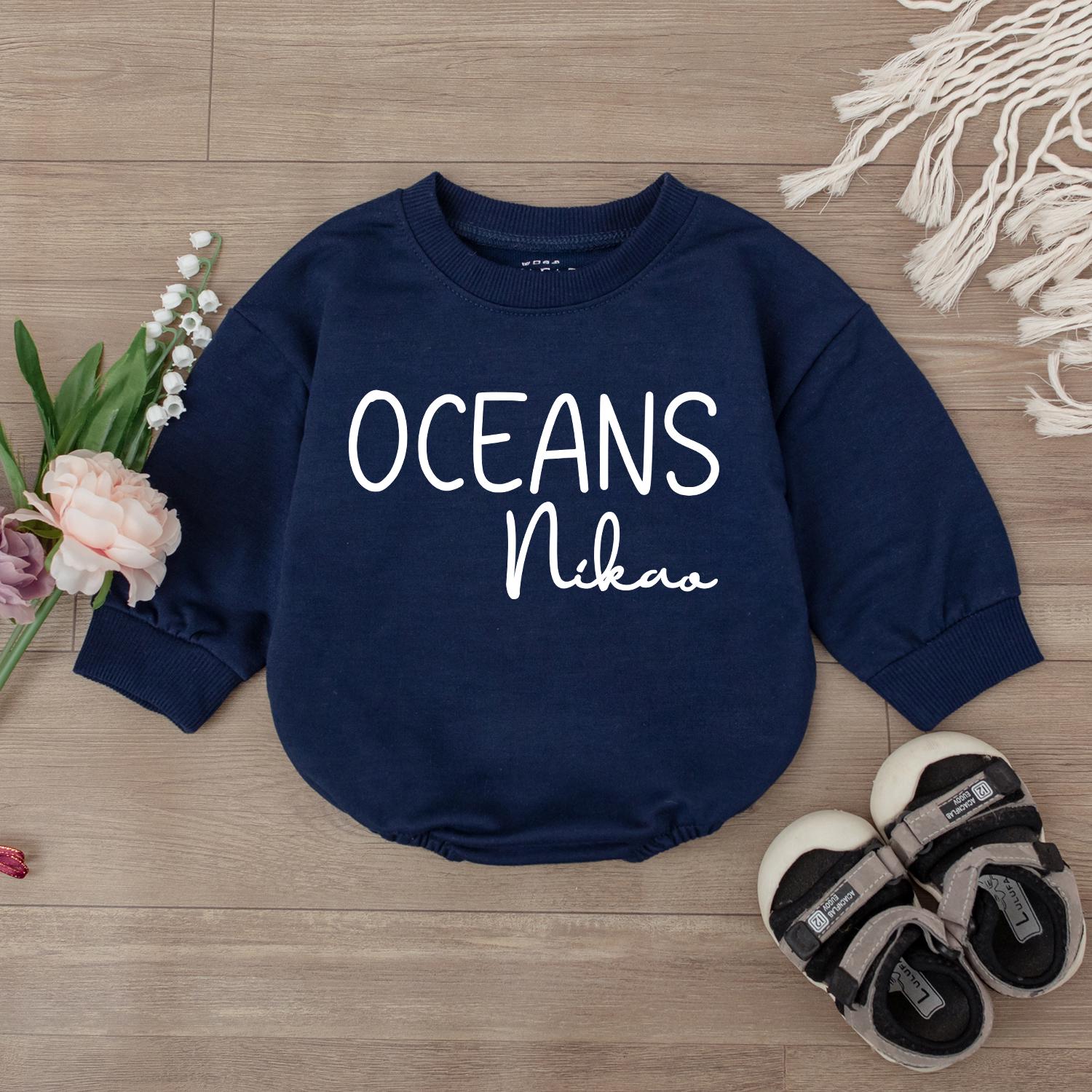 Personalized Baby Bodysuit with First & Middle Names - Custom Newborn Outfit, Coming Home Gift, Baby Shower Present