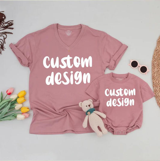 Matching Family First Birthday Shirts - Around the Sun Theme, Custom Names, Summer Outfit, Birthday Boy or Girl, Mommy and Me, Cotton