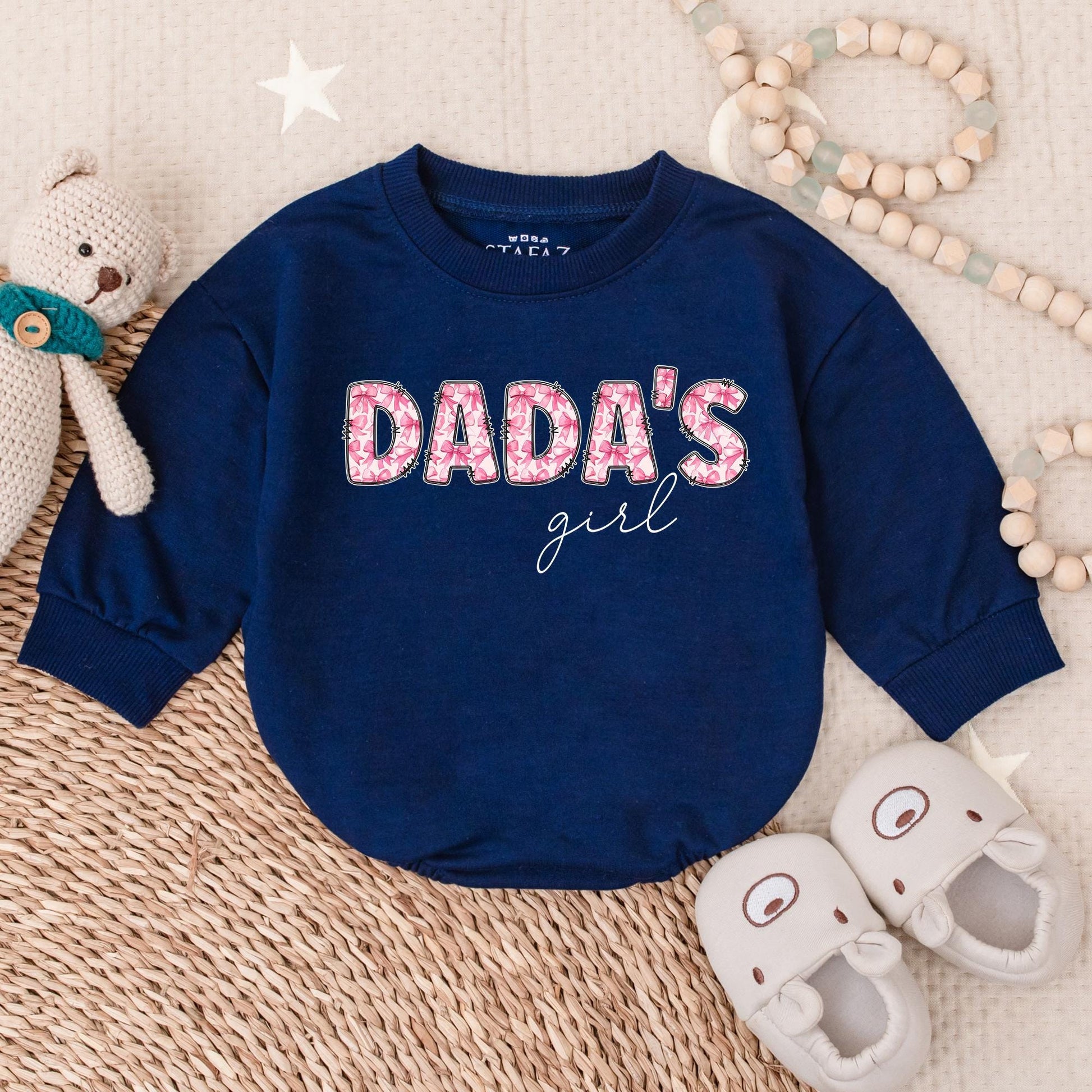 Daddy's Girl Romper Set First Father's Day Baby Clothes Newborn Outfit Cute Dad's Bestie Gift Pregnancy Reveal Shower Clothes, Soft Cotton 138