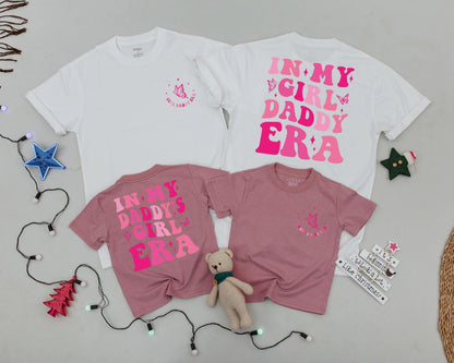 Daddy and Me Matching Outfit Girl Dad Era Romper Cute 2-Sided Print Design for Father's Day Gift Baby Girl