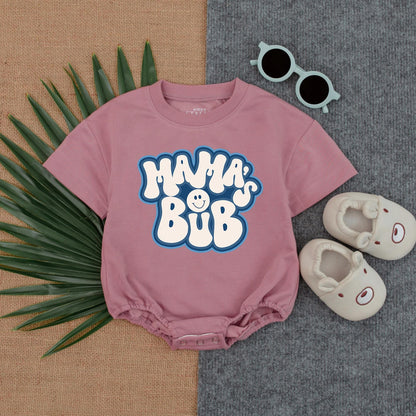 Mama's Boy Baby Romper Cute Bodysuit Sweet Mother's Day Gift Birthday Boy Outfit Newborn Present