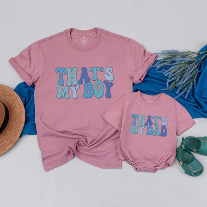 Matching Daddy and Me Outfit Set for Baby Boy, Father Son Shirt and Romper, Perfect Comfortable Baby Shower or New Dad Gift