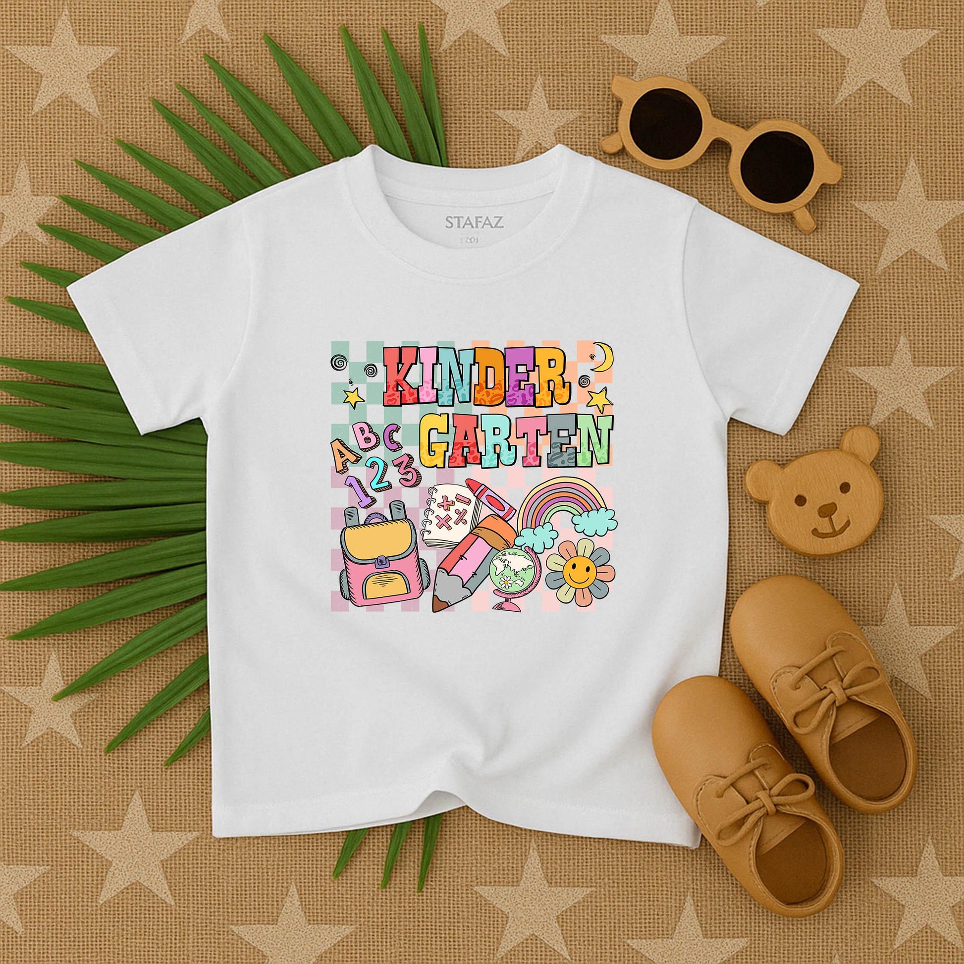 Groovy Back to School T-Shirt for Toddlers & Kids, Cute Retro Kindergarten First Day Outfit Tee, Funny Preschool Graphic Top