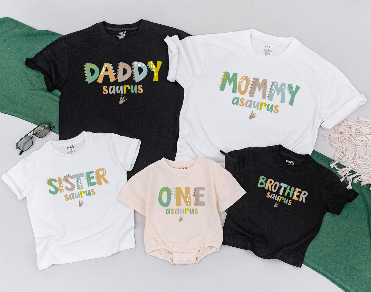 Dinosaur Family Matching Birthday Shirts Oneasaurus 1st Birthday Outfit Mama and Baby Boy Clothes Mommy and Me Dinosaur Theme