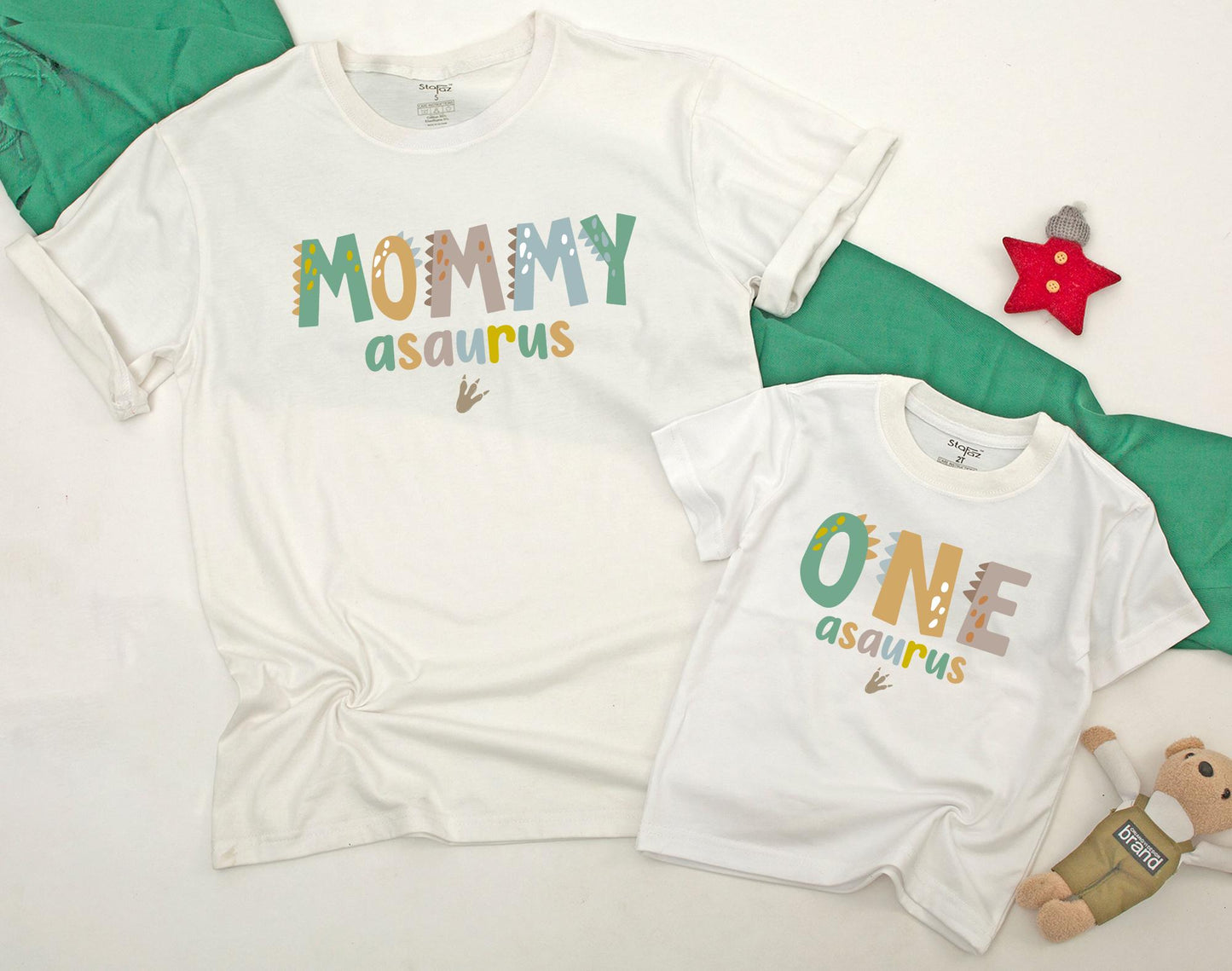 Dinosaur Family Matching Birthday Shirts Oneasaurus 1st Birthday Outfit Mama and Baby Boy Clothes Mommy and Me Dinosaur Theme
