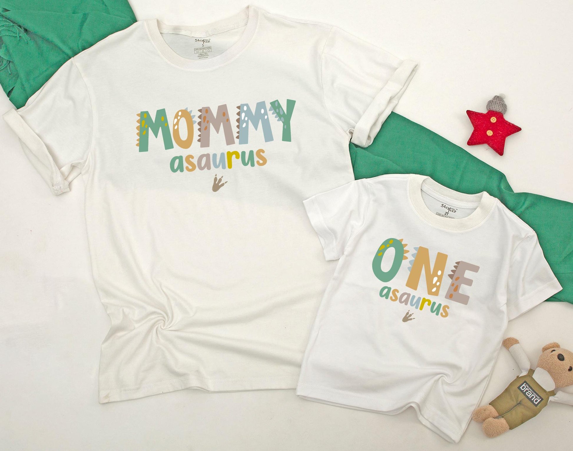 Dinosaur Family Matching Birthday Shirts Oneasaurus 1st Birthday Outfit Mama and Baby Boy Clothes Mommy and Me Dinosaur Theme