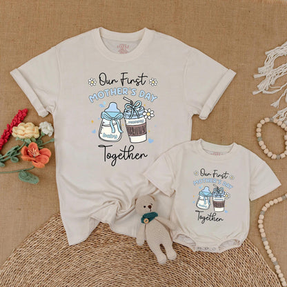 Our First Mother's Day Matching Shirt Mama & Me Outfit First Mothers Day Gift For Mom