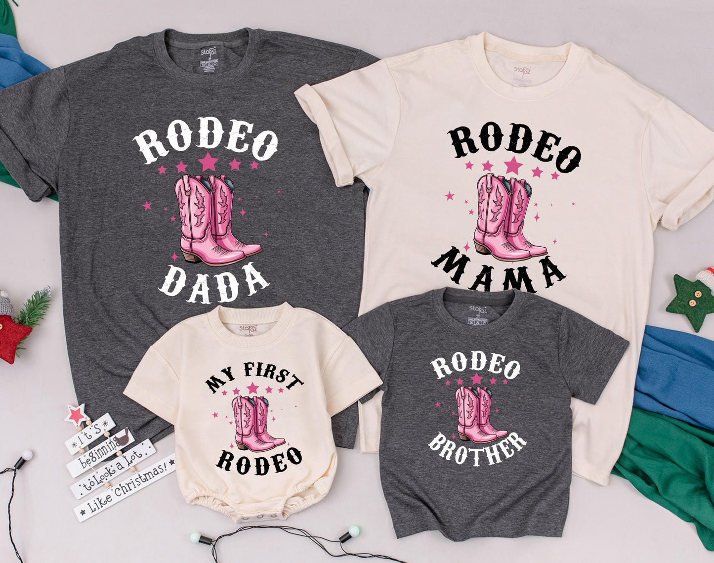 My First Rodeo Birthday Girl Shirt Cowgirl 1st Birthday Outfit Western Farm Party Tee Baby Girl Cowboy Theme Soft Cotton