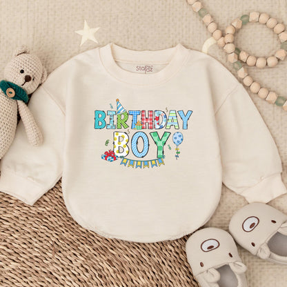 Sweet One Cupcake Birthday Boy Romper, Baby's First Birthday Outfit Cake Smash Bodysuit, Cupcake Theme, Soft Cotton, Newborn Boy Gift Outfit (138 chars)