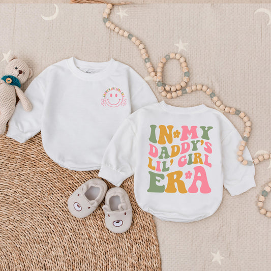 Daddy's Girl Era Romper Baby Girl Father's Day Outfit Cute Pink Bodysuit Daddy Daughter Gift