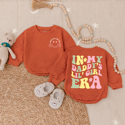 Daddy's Girl Era Romper Baby Girl Father's Day Outfit Cute Pink Bodysuit Daddy Daughter Gift