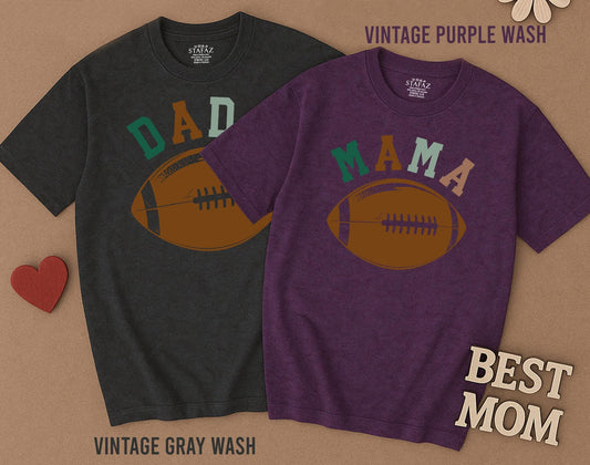 First Birthday Football Family Shirts Touchdown Celebration Boy's 1st Birthday Outfit Dad Mama Matching Party Gear