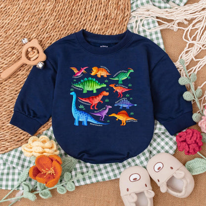Dinosaur Baby Bodysuit & Romper | Cute Birthday Boy Gift | Dino Shower Outfit | Baby Boy Clothes | Animal Lover Baby Shower Gift (139 Characters)