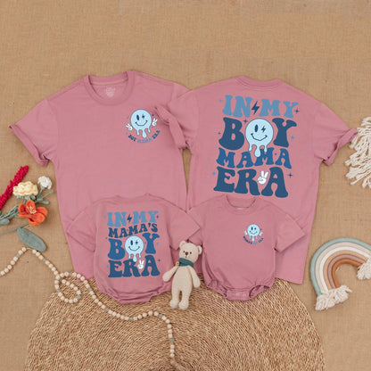 Mama's Boy Era Matching Retro Shirt for Mom & Baby Boy First Mother's Day Gift Outfit