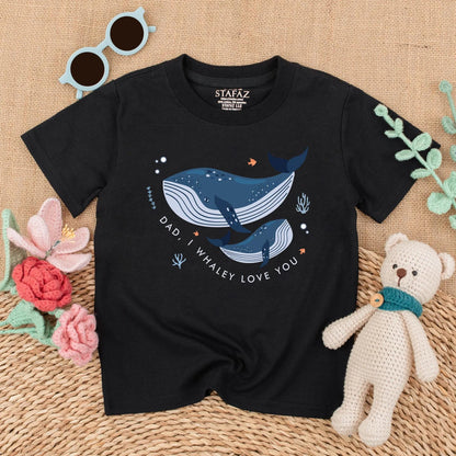 Dad I Whaley Love You Romper Cute Whale Baby Bodysuit First Father's Day Outfit I Love My Daddy Bubble Romper Gift