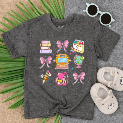Custom Name Toddler Tee First Day Preschool Kindergarten Girls Back To School Shirt Adorable PreK Graduate