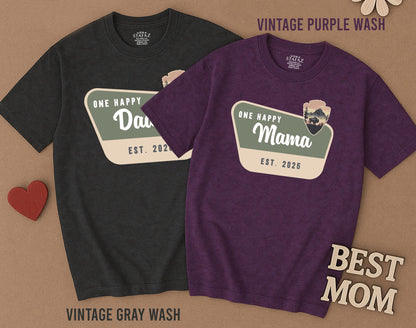 One Happy Camper First Birthday Outfit Matching Family Tees Mommy and Me Vacation Shirts