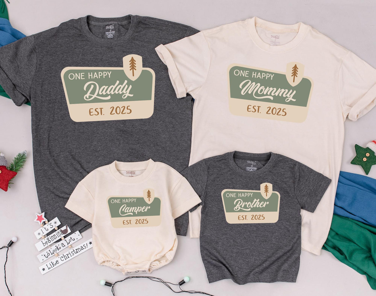 One Happy Camper First Birthday Outfit Matching Family Camping Squad Romper Toddler Adventure Gift