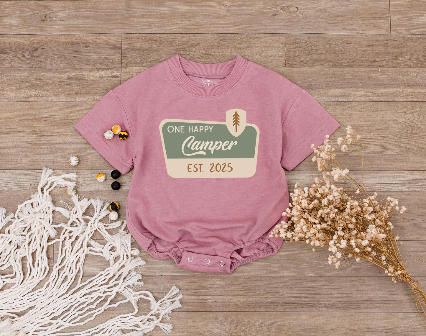 One Happy Camper First Birthday Outfit Matching Family Camping Squad Romper Toddler Adventure Gift
