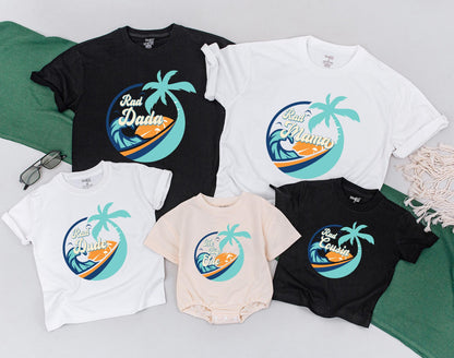 Surf Family Birthday Shirts The Big One Romper First Trip Toddler Boy Coming Home Outfit Summer Surfboard Baby Gift 1st Birthday