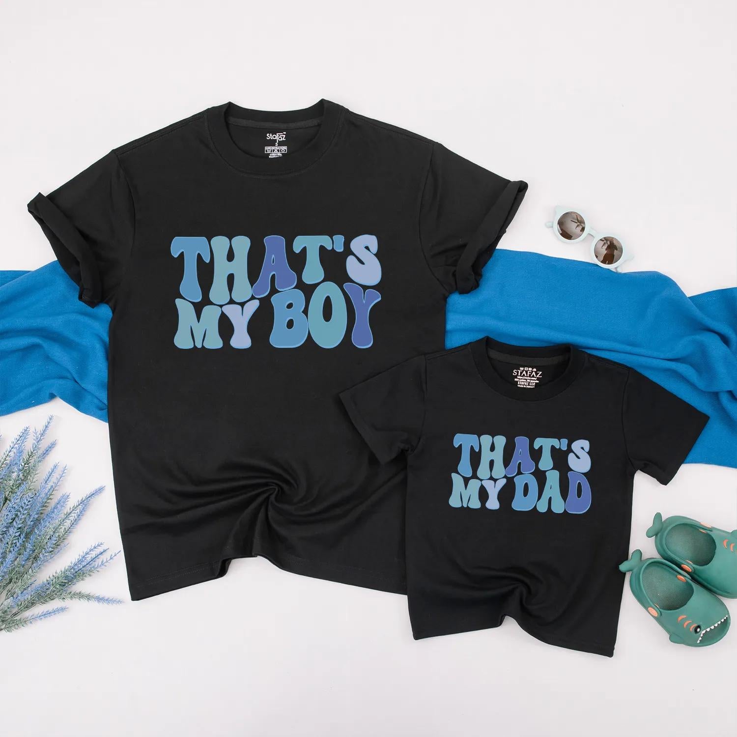 Matching Daddy and Me Outfit Set for Baby Boy, Father Son Shirt and Romper, Perfect Comfortable Baby Shower or New Dad Gift