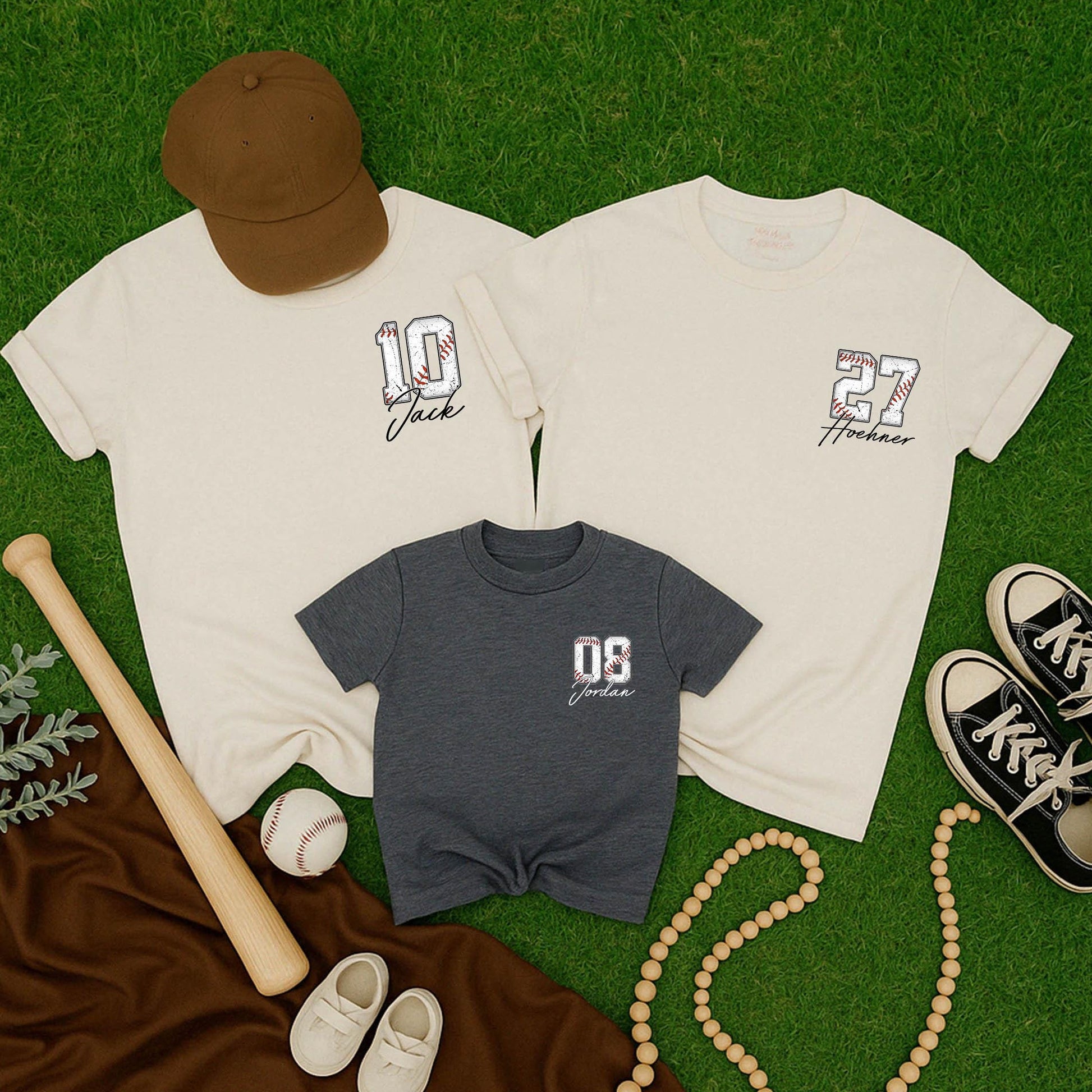Custom Baseball Number Pocket Tee Personalized Sports Mom Fan Family Outfit Baseball Gift Comfort Cotton