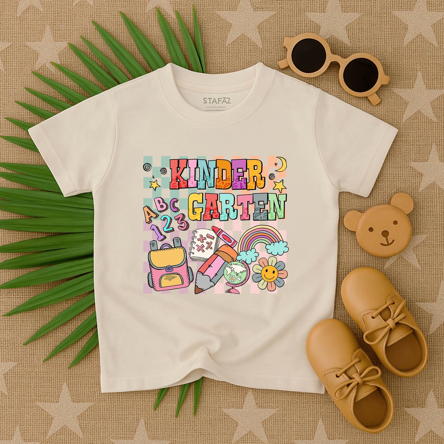 Groovy Back to School T-Shirt for Toddlers & Kids, Cute Retro Kindergarten First Day Outfit Tee, Funny Preschool Graphic Top