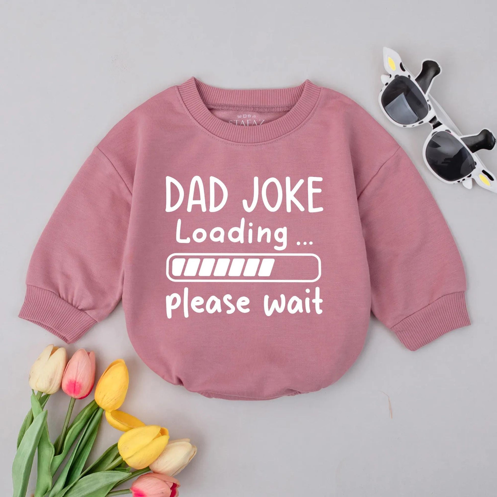 Funny Dad Joke Romper for Baby Boys Cute Humor Bodysuit Perfect Toddler Gift Idea for Father's Day Baby Shower Celebration Cotton Comfort
