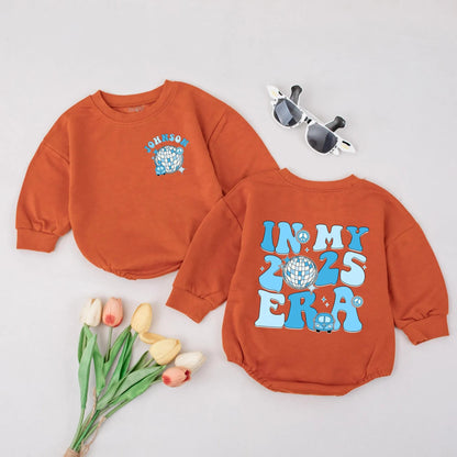Personalized In My 2025 Era Baby Romper for Trendy Toddler Fashion Newborn Jumpsuit Outfit Cute Modern Baby Clothes Unique Gift Idea