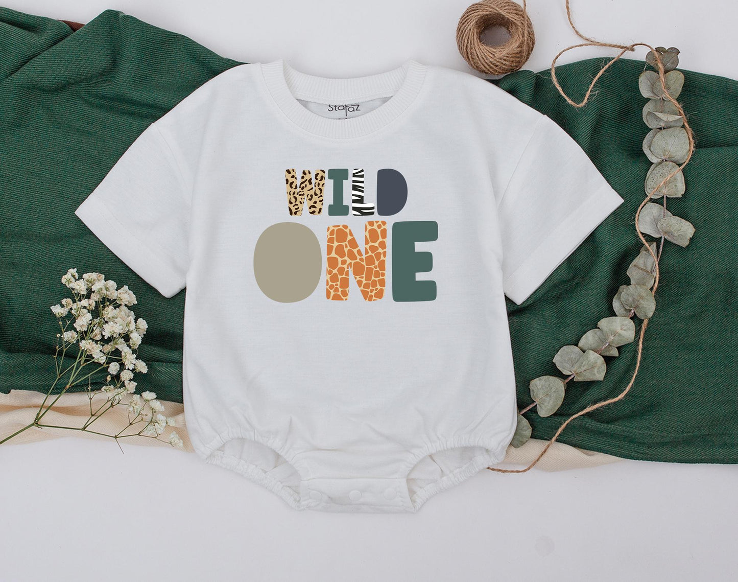 Born Two Be Wild Safari Birthday Matching Family Shirts 1st Two Wild Zoo Animal Squad Outfit Natural Cotton Comfortable