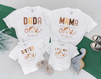 ONEderful First Birthday Matching Family Shirts Isn’t She Onederful Boho Rainbow Party Outfit