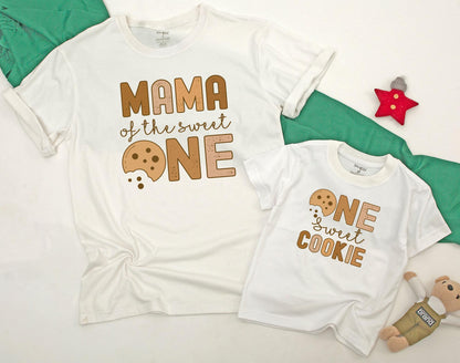 Sweet One 1st Birthday Family Matching Shirts: Cookies & Milk Theme Party Tees for Boy or Girl - First Birthday Outfit!