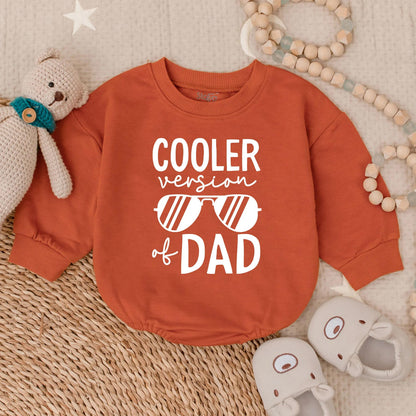 Cooler Dad Bubble Romper Cute Baby Boy Bodysuit First Father's Day Gift Funny Kid Outfit Soft Infant Clothes