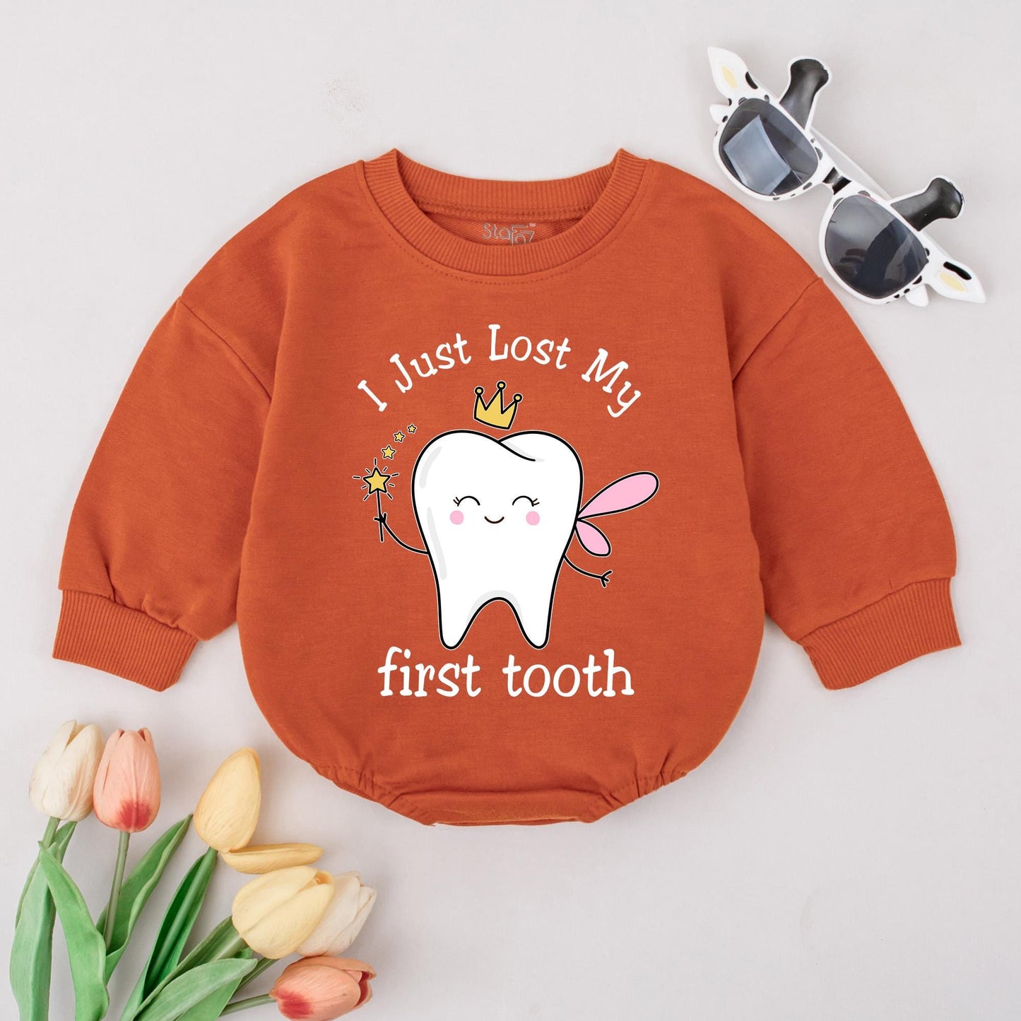 First Lost Tooth Shirt for Girls Tooth Fairy Gift Milestone Outfit Cute Tooth Fairy Visit Celebration Toddler Tee