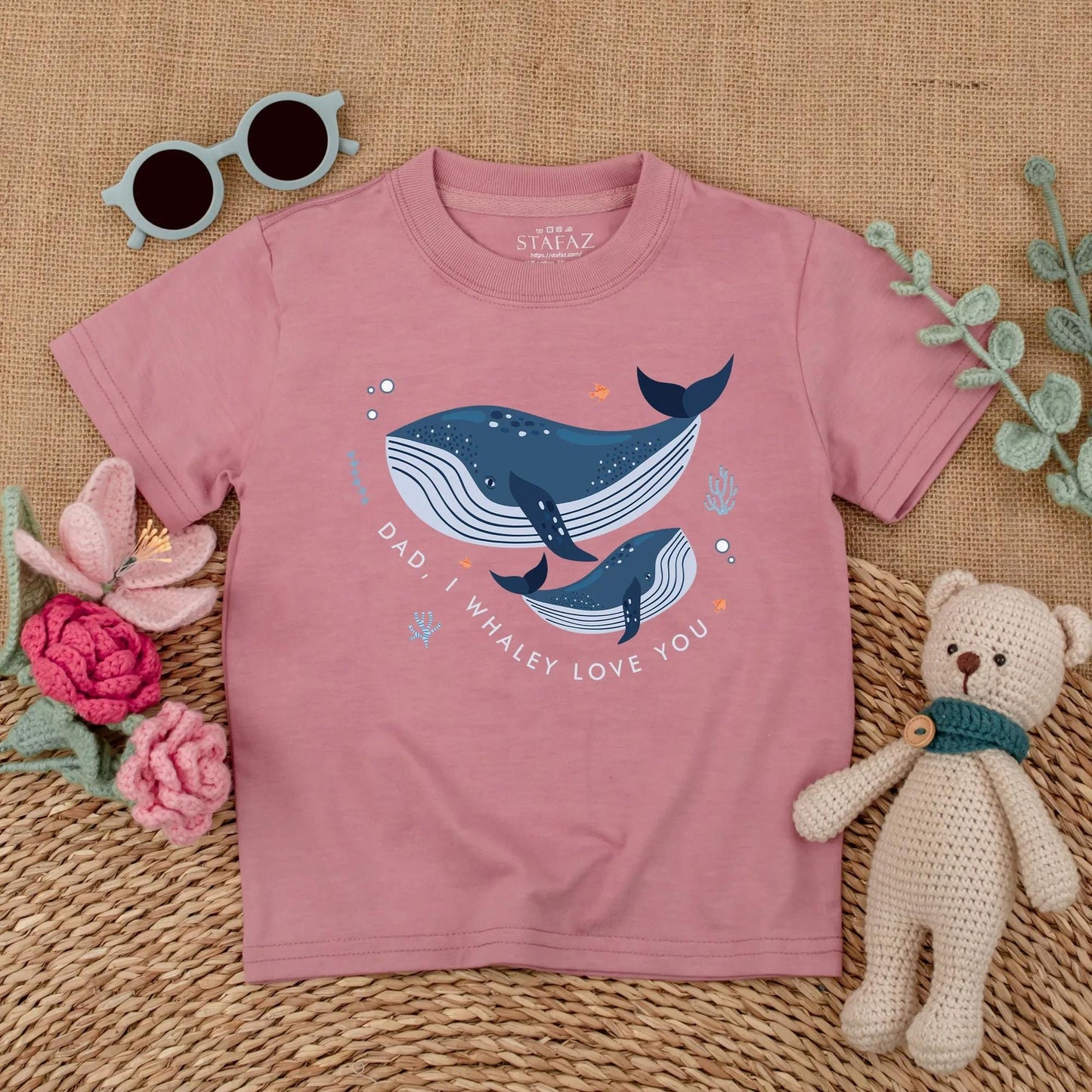 Dad I Whaley Love You Romper Cute Whale Baby Bodysuit First Father's Day Outfit I Love My Daddy Bubble Romper Gift