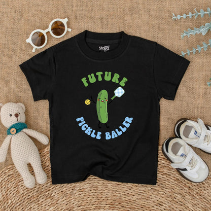 Future Pickleballer Baby Romper Fun Infant Bodysuit Pickle Lover Gift for Game Day