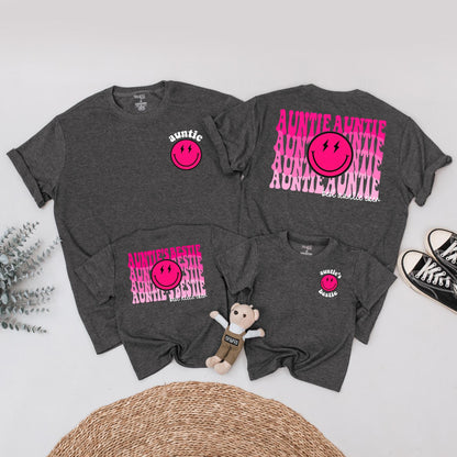 Auntie's Bestie Outfit, Matching Baby Romper & Cool Aunt Shirt Gift for Niece, Newborn Girl, Best Niece Era Birthday Bodysuit