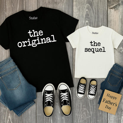 Original Sequel Finale Matching Family Shirts - Pregnancy Announcement & Sibling Reveal Outfits for Mom, Dad & Kids! All Ages, New Baby