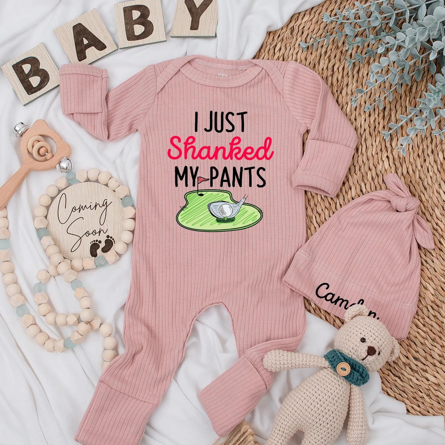 I Just Shanked My Pants Baby Bodysuit, Funny Golf Outfit for Baby, Newborn Golf Gift, Cute Baby Shower Present